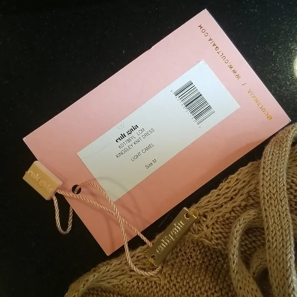 CULT GAIA Kingsley Knit Dress ~ Light Camel Medium M NWT -  infinityhomeware.co.za